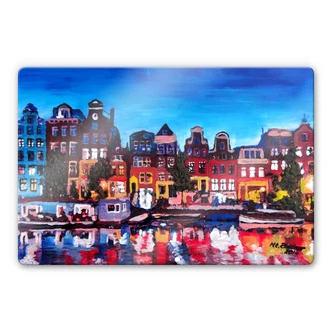 Glasbild Bleichner - Amsterdam 