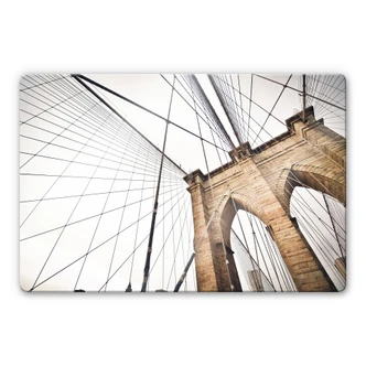 Tableau en verre - Brooklyn Bridge - Perspective 02 Tableau en verre - Brooklyn Bridge - Perspective 02