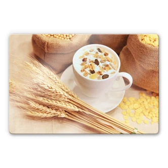 Glasbild Frühstücksstarter 