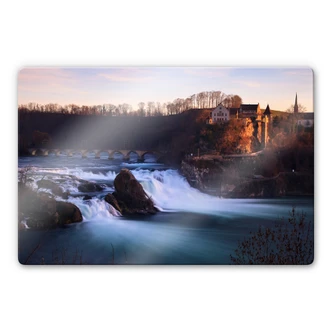 Glasbild Rheinfall 