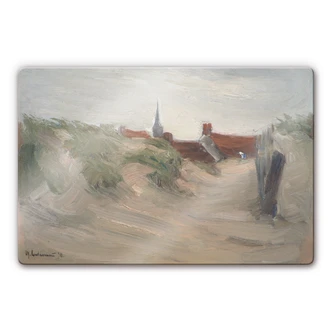 Glasbild Liebermann - Dünen von Katwijk 
