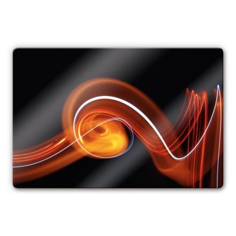 Glasbild Lichtwelle Glasbild Lichtwelle