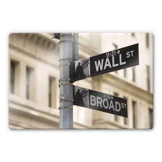 Tableau en verre - Wallstreet Tableau en verre - Wallstreet