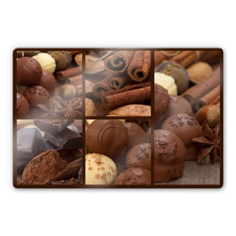 Chocolate Dream Glass art 