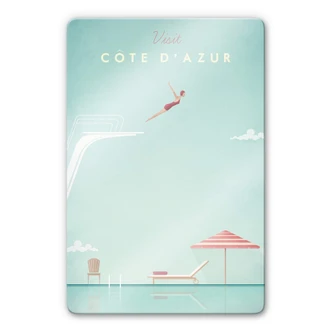 Glasbillede - Rivers - Côte d'Azur 