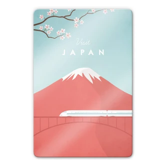 Tableau en verre Rivers - Japon 