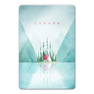 Tableau en verre Rivers - Canada Tableau en verre Rivers - Canada