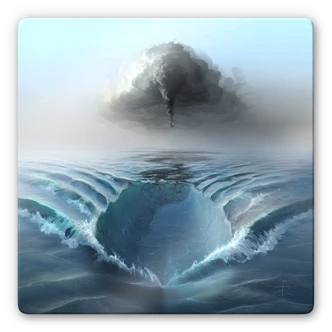 Glass Print Aerroscape - Ghost Ship 