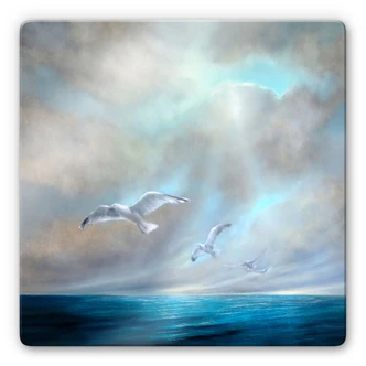 Glasbild - Schmucker - Frei sein 