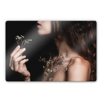 Tableau en verre Vasilenko - Fleurs 