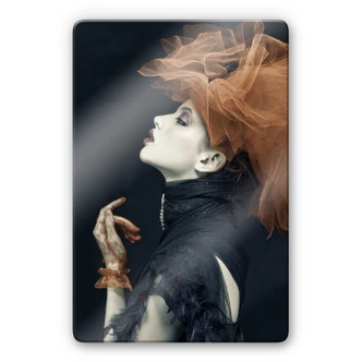 Glasbild Yogasara - Imperious Lady 