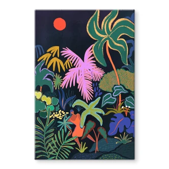 Tableau sur verre Arty Guava - Exotic Jungle 