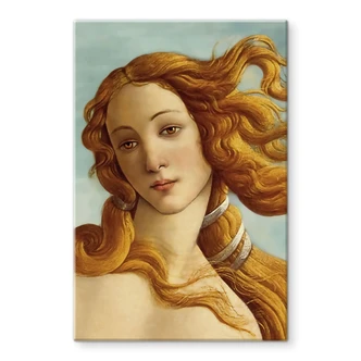 Tableau sur verre Portrait de Vénus - Inspiré par Botticelli 