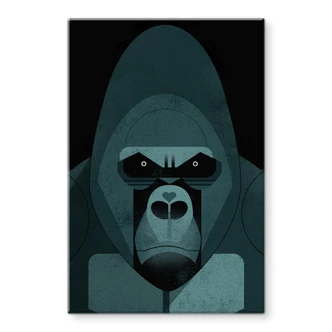 Tableau sur verre Gorilla - Braun 