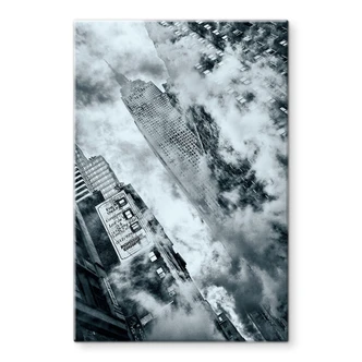 Glasschilderij Bravin - De straten van New York City Glasschilderij Bravin - De straten van New York City