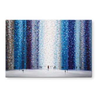 Glasbild Verträumter Regentag - Ermilkina 