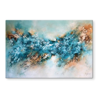 Tableau verre Composition abstraite de glace - Fedrau 