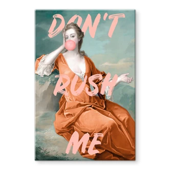 Glasschilderij Hertogin Sarah Churchill: Jaag me niet op - Grace Digital Art 