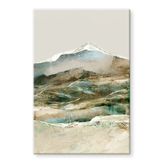 Tableau sur verre Montagnes abstraites - Hobday 