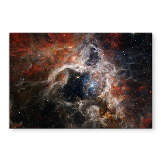 Tableau sur verre James Webb Telescope - Nébuleuse de la Tarentule 