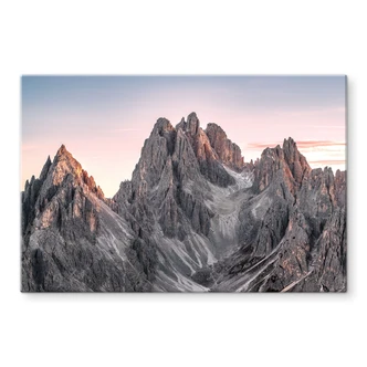 Tableau sur verre Hautes montagnes - Ling 
