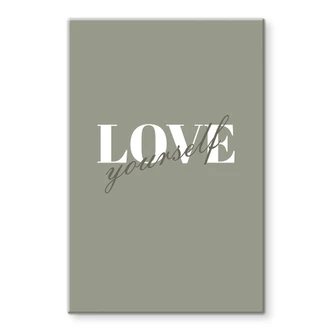 Glaskunst Love yourself 