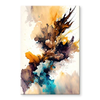 Tableau sur verre Mauro - Une explosion de couleurs en automne 