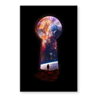 Glasschilderij De poort naar de ruimte - Nicebleed 