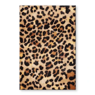 Tableau en verre Léopard sauvage - Animal Print - Tunaboylu 