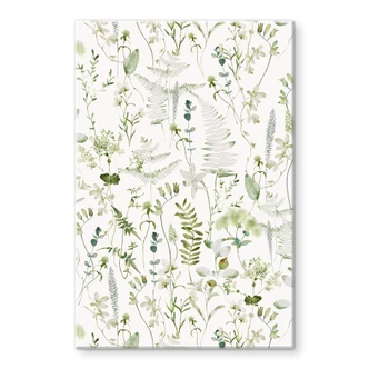 Tableau sur verre Herbes et fleurs sauvages - UN Designs 