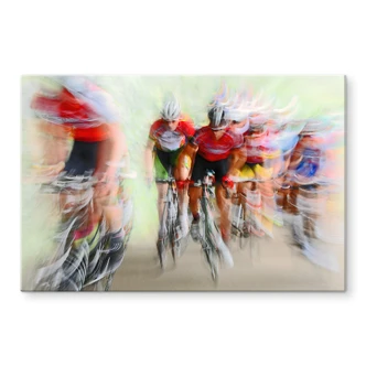 Glasbild Urlings - Radrennen - Die letzte Runde 