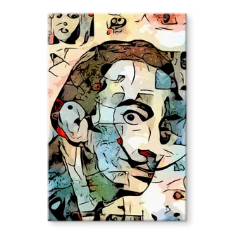 Tableau sur verre Zamart - Hommage à Miro - Le regard 