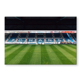 Glasbild FC Hansa Rostock Stadion Tribüne - 60x40 cm 