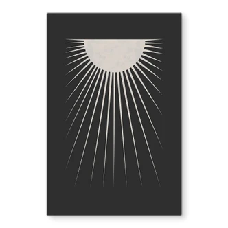 Glasbild Orara Studio - Minimalistischer Mond Glasbild Orara Studio - Minimalistischer Mond