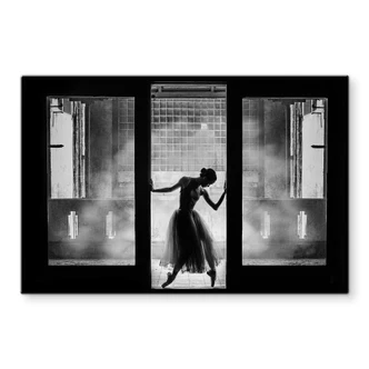 Tableau sur verre Wibisono - La danseuse 