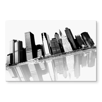 Cityscape NY Glass art 