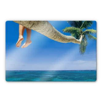 Dangling Feet Glass art 