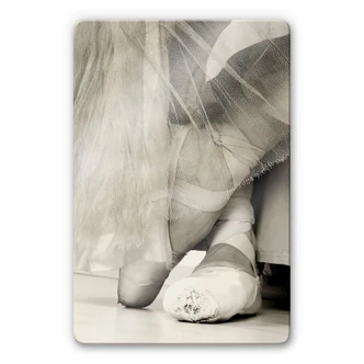 Glasbild Ballerina 