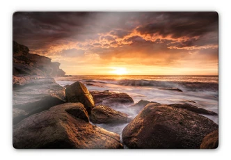 Glass Print Galbraith - Cape Solander Glass Print Galbraith - Cape Solander