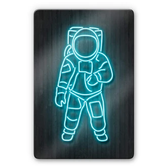 Glasschilderij Mielu - Astronaut 