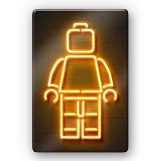 Glasschilderij Mielu - Minifigure 