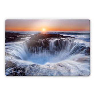 Glasbild Morgan - Oregon Thor's Well 