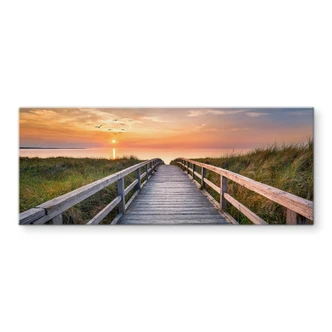 Stampa su vetro Tramonto - Panorama 