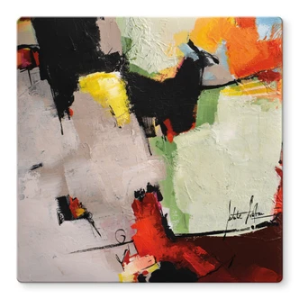 Tableau en verre Formes et structure - Fedrau 