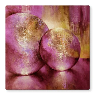 Tableau en verre Schmucker - Jeux de lumière - Carré 