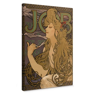 Canvas Mucha - Affiche voor werk 