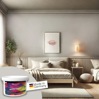 Vægmaling til indvendig mat WALLCOVER Farver Grå 