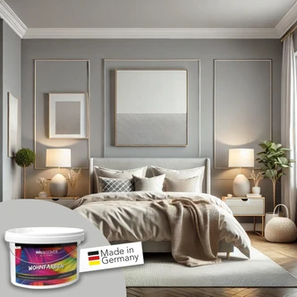 Vægmaling til indvendig mat WALLCOVER Farver Grå 