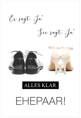 Gutschein Hochzeit Ehepaar 