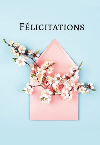 Gutschein Hochzeit - Félicitations 